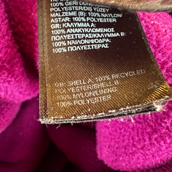 The North Face Girls Denali Jacket Purple size Large 14/16 - Picture 11 of 14